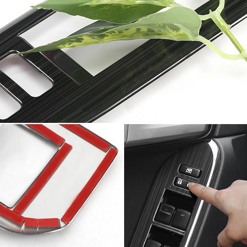 For 2010-2021 Toyota Land Cruiser Prado 150 Interior Modification Accessories Glass Button Panel FJ150 J15 Car Door Handle