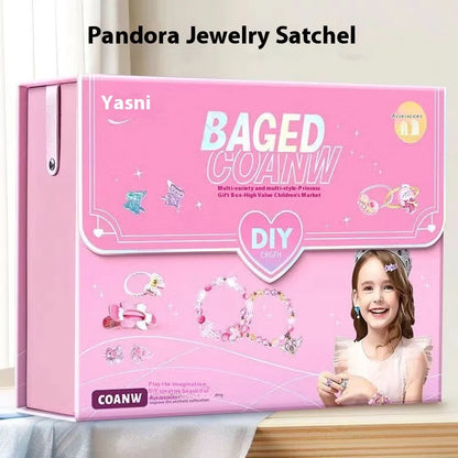 Girls' bracelets Beaded handmade DIY Jewelry Materials Toys Children's Indoor Interactive Puzzle Christmas Birthday Gifts
