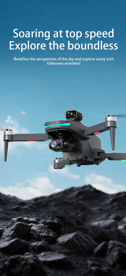 L200 PLUS GPS Drone 5G WIFI Professional 8K 3-axis Gimbal Aerial Brushless Obstacle Avoidance HD Dual Camera Security Drone Toys