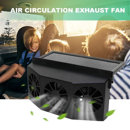 USB Car Auto Exhaust Fan Three-Head Air Cooler Car Ventilator Car Radiator Fan 4000RPM Car Window Air Vent Cooler for Vehicle