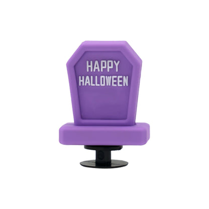 1/15pcs 3D Halloween Party Horrible Shoe Accessories Black Cat Ghost Witch Shoe Charms Woman Men Kids Pins Buckle Decorations