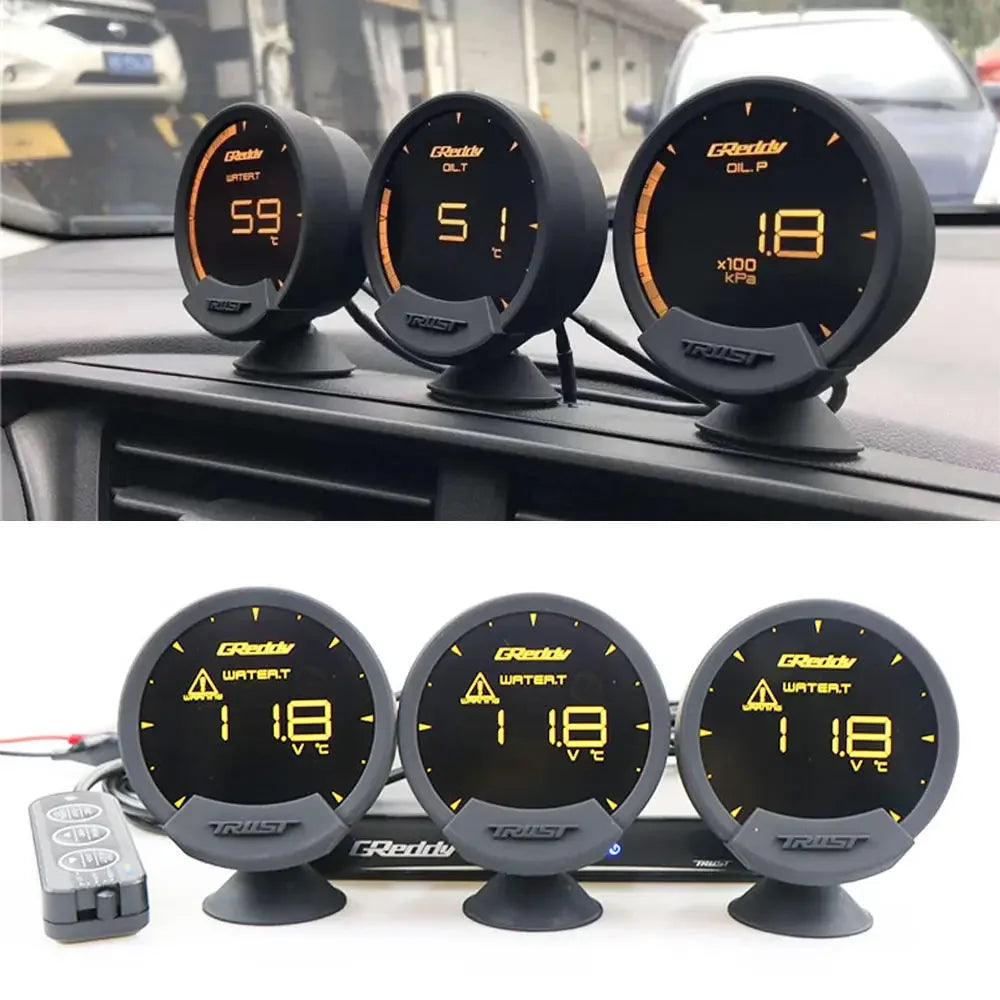 GReddi Sirius OBD2 Adjustable New Universal LCD Meter LED Display