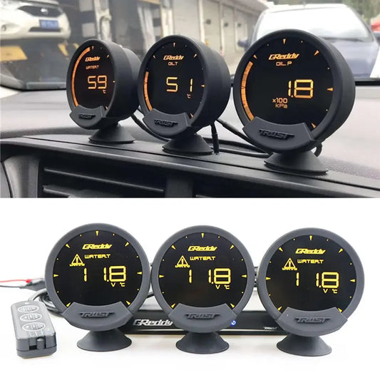 GReddi Sirius OBD2 Adjustable New Universal LCD Meter LED Display