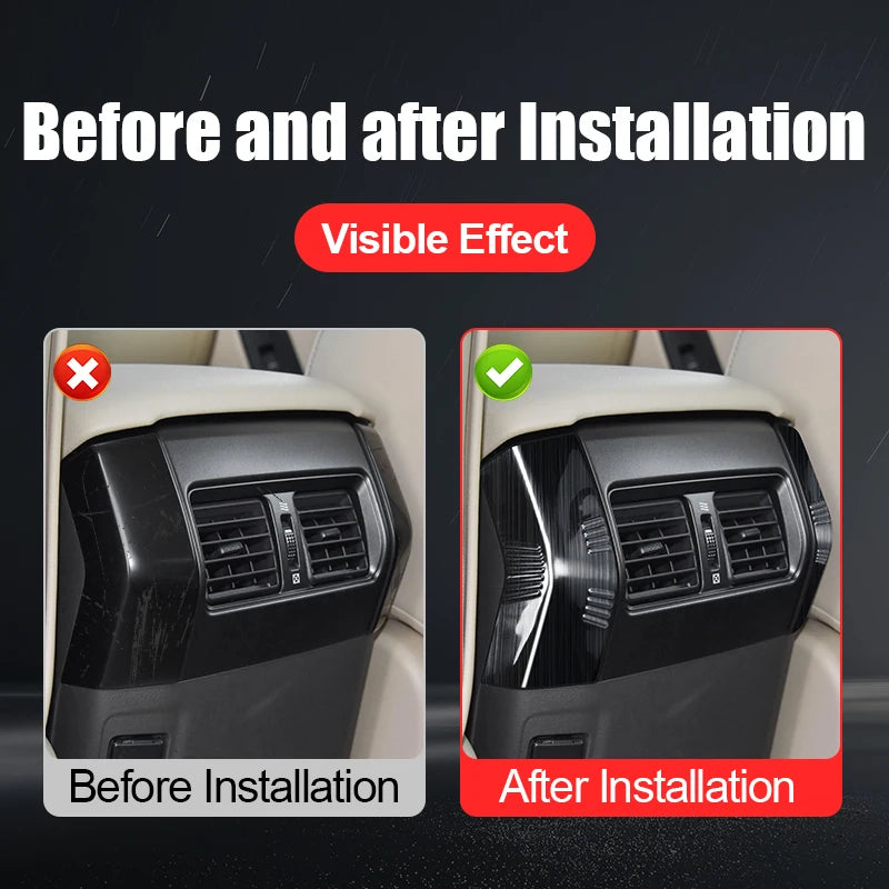 For 2010-2023 Toyota Land Cruiser Prado 150 Armrest Box Air Vent Corner protector Patch LC150 Interior Decoration  Accessories