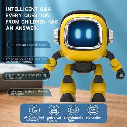 DeepSeek AI Smart Robot Toy for Kids - Voice Interactive Dialogue Educational Desktop Toy with Intelligent Conversation