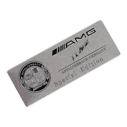 80x30mm car metal AMG badge sticker for Mercedes-Benz W203 W204 W205 W210 W211 W212 W463 W464 W164 W176 CLA CLS GLA decorate