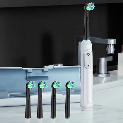 Compatible with Oral B Electric Toothbrush Cross Action Replacement Brush Heads Refills, Toothbrush Head for OralB 1000 100 1500