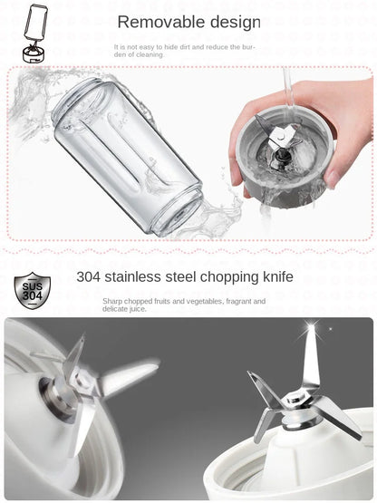 Bear Blender Juicer Portable Household Automatic Multi-Function Food Processor Small Electric Juice Extractor Juicer Cup