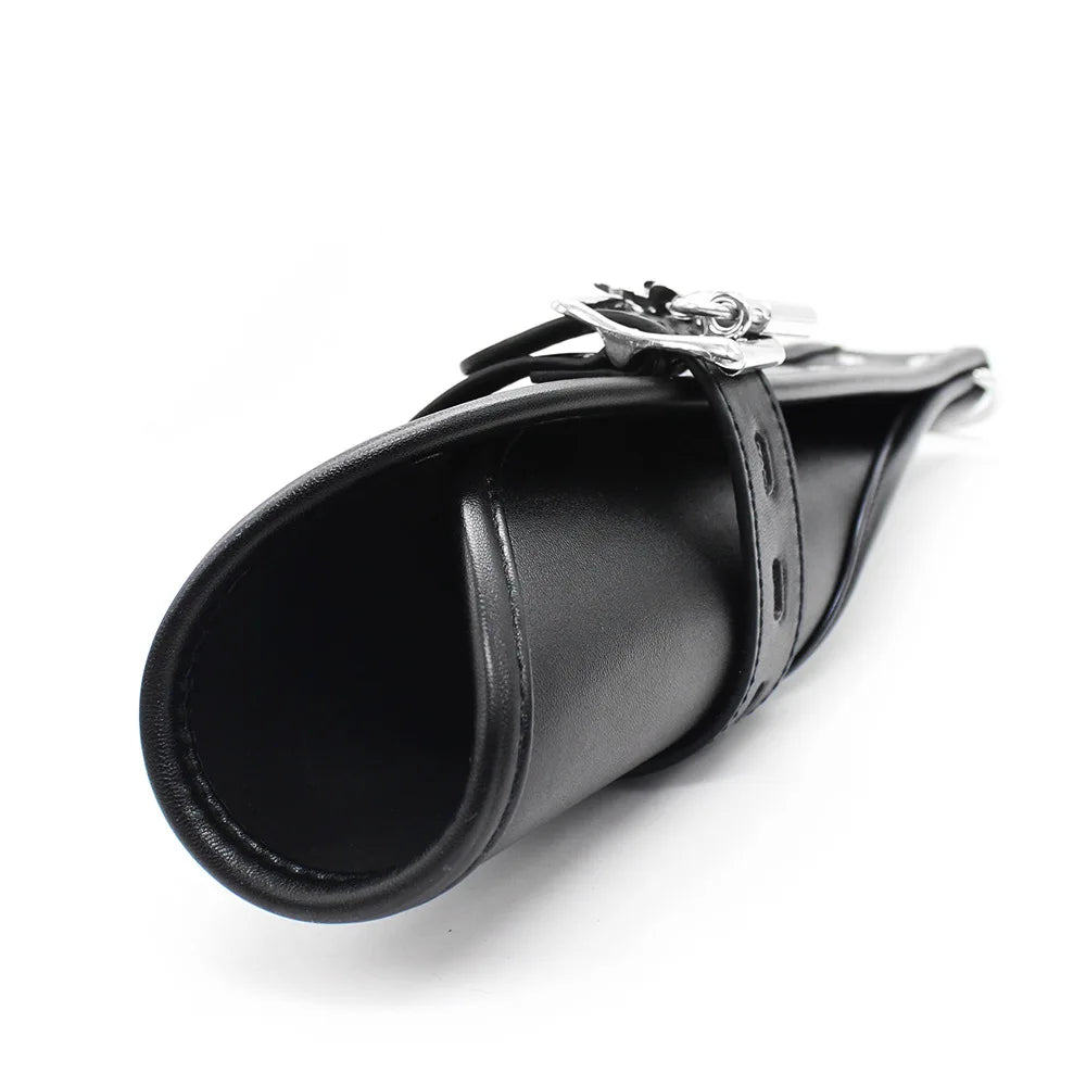 Sex Bondage Strap With Locker Adult Games Cuffs Restraint Hanging Handcuffs Leather Ankle Wrist Suspension Erotic Sex Toys