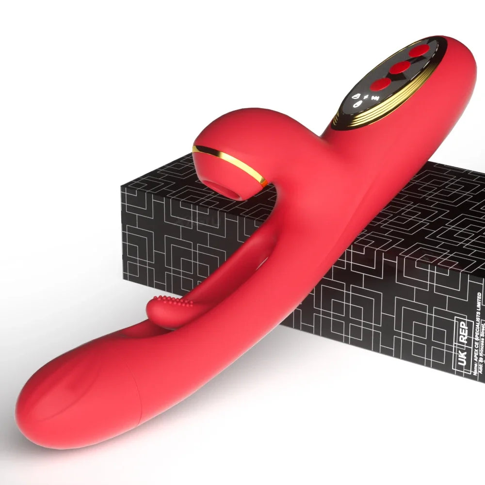 Sucking Flapping Vibrator for Women Clitoris G Spot Stimulator Dildo Tapping Vagina Massager Vibrating Adult Female Sex Toys