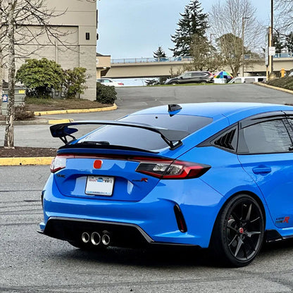 Car Rear Trunk Spoiler Wing Lip for Honda CIVIC 11th Hatchback 2022-2025 Rear Roof Wings Diffuser Splitter Body kits Tuning