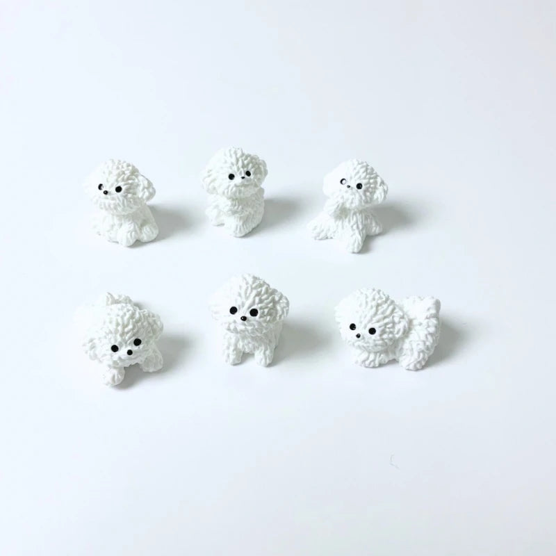 6pcs Glow-in-the-Dark/Non-Glow Dual-Color Bear Puppy Cute Cartoon 3D Shoe Charms Fun Shoe Buckle For Clogs  Perfect for Xmas