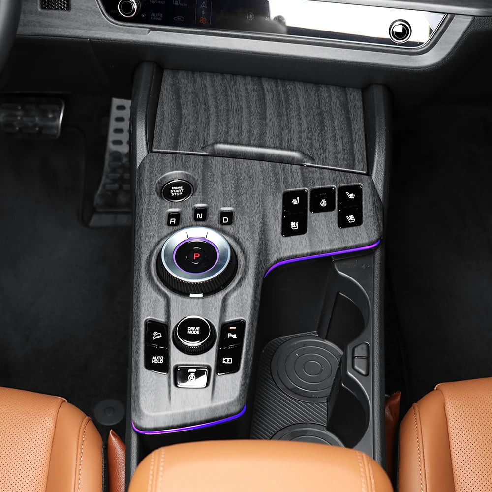 Car Center Control Panel For Tuning Kia Sportage NQ5 2022 2023 Left Hand Drive Gear Shift Cover Central Decal Protection