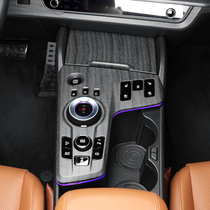 Car Center Control Panel For Tuning Kia Sportage NQ5 2022 2023 Left Hand Drive Gear Shift Cover Central Decal Protection