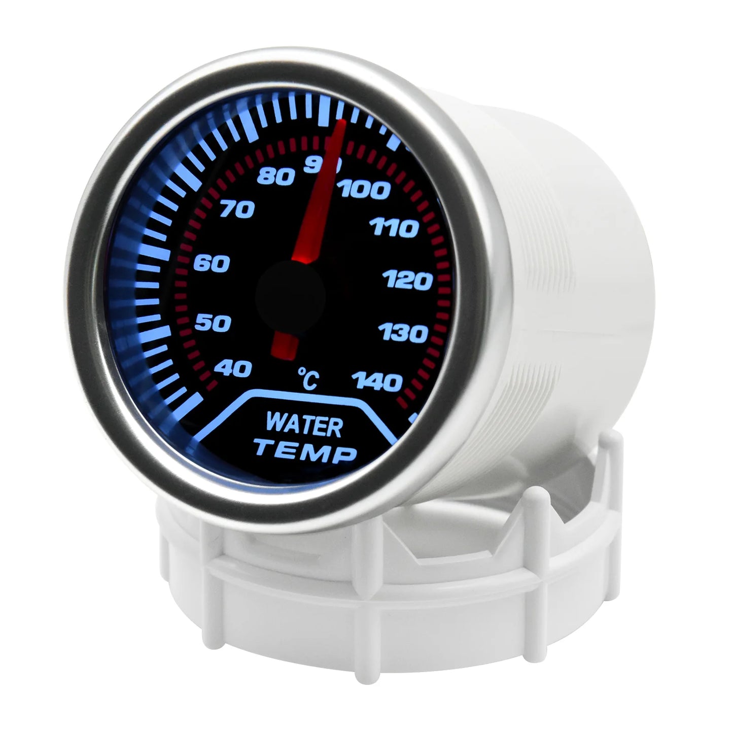AD 52mm Water Temperature Gauge + 10mm Sensor  Boost Gauge Bar Psi Vacuum Oil Temp Press Voltmeter Tachometer RPM Car Gauge Pods