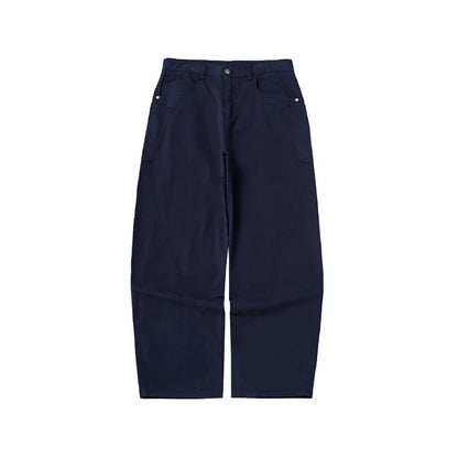Custom LOGO Men's Scimitar Cargo Pants 2025 Winter 100% Cotton American Vintage BoxyFit Slacks