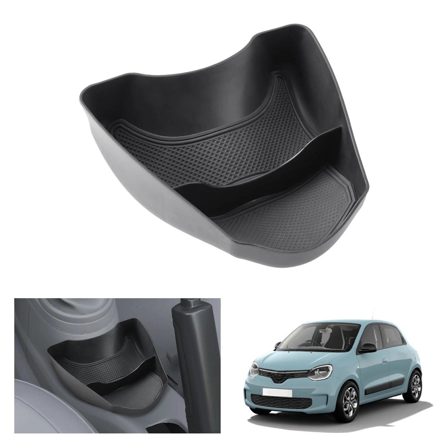RUIYA for Renault Twingo 3 2014-2024 Car Center Console Storage Box Container Storage Auto Renault Twingo 3 2024 Accessories