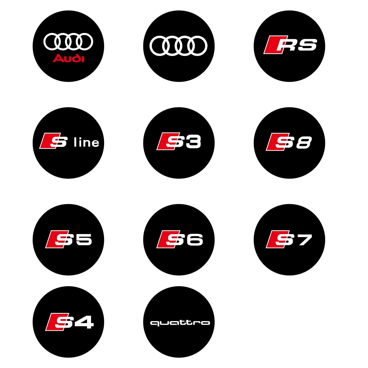 2Pcs HD Car Door Car sticker Lamp Car Door Welcome Light For Audi Sline Q3 A5 A7 A3 Q5 Q7 A4L RS Quattro S3 S4 S6 S5 S7 S8