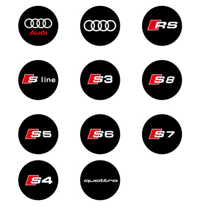 2Pcs HD Car Door Car sticker Lamp Car Door Welcome Light For Audi Sline Q3 A5 A7 A3 Q5 Q7 A4L RS Quattro S3 S4 S6 S5 S7 S8
