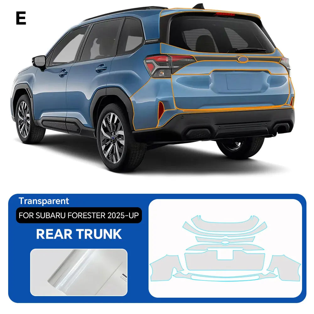 9Mil For Subaru Forester 2025-2026 PPF TPU Pre-cut Paint Protection Film Anti-Scratch Invisible Clear Resistant Car Wrap Film