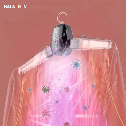 Electric Clothes Dryer Drying Rack Hang Dryer Machine Portable Travel Warm Air Dryer with Shoe Dryer Function 220V for Home
