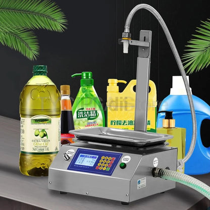 Digital Control Liquid Filling Machine Weighting Filling System 30g-15kg Capacity Alcohol Juice Milk Small Bottle Filler