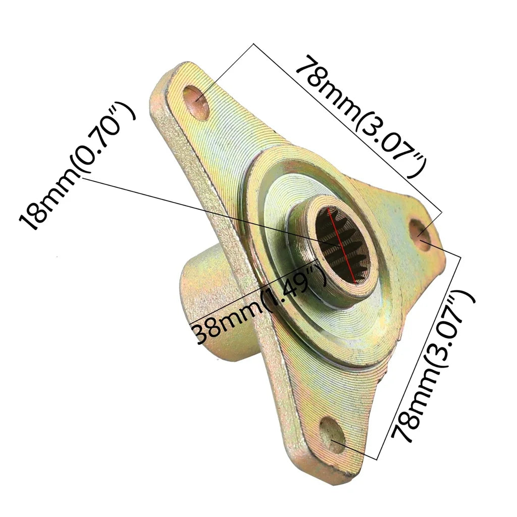 TDPRO Karting Accessories Go Kart DIY Rear Axle Assembly Wheel Hub Kit with 2pcs 4.10-6 Wheels For Mini Kids ATV QUAD Buggy