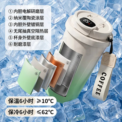 Colorful portable fully automatic mixing cup new electric coffee cup brewing milk powder soy milk insulated straw water cup