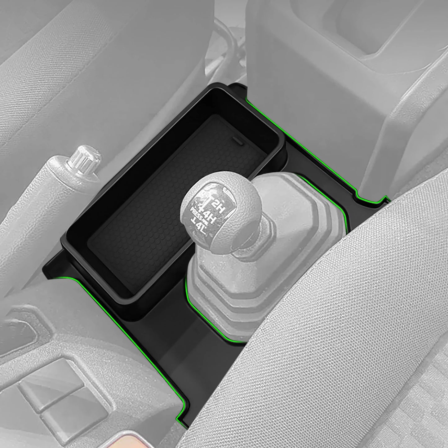 Car Gear Shift Storage Box Center Console Organizer Tray Phone Cup Holder for Suzuki Jimny 2024 2025 AT Model Interior Accessory