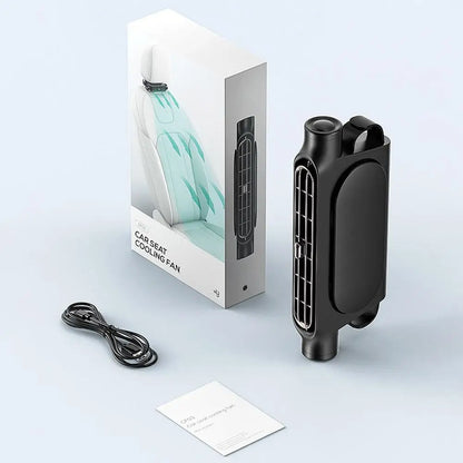 Car Seat Fan USB Charging High Power Backrest Pillow Car Fan Auto Summer Supplies Cooling