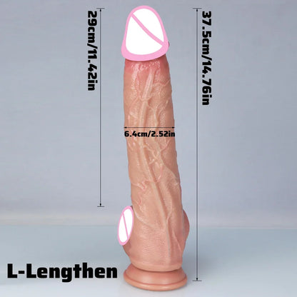 3Colors Penis Super Realistic Veins Soft Dildo Male Silicone Genitals Vaginal Masturbation Suction Cup Dick Woman Anal Sex Toy