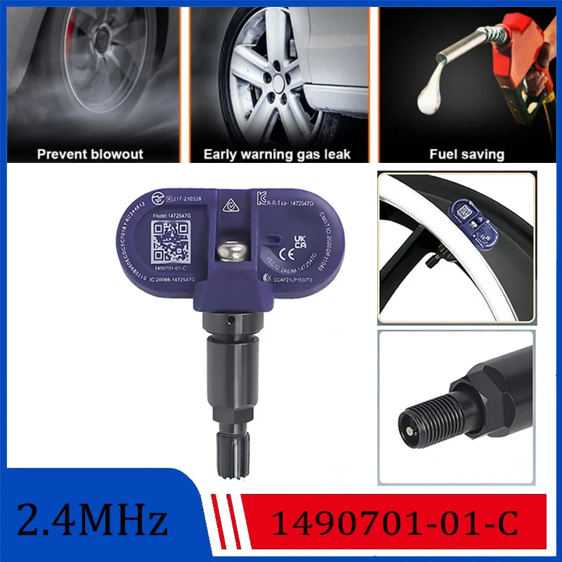 1490701-01-C 1490701-01-B New TPMS Sensor Bluetooth Tire Pressure Sensor For 2020-2025 Tesla Model 3 Y S X 149070101B 149070101C
