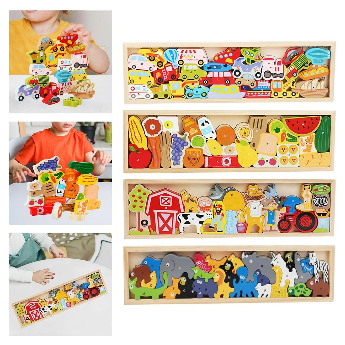 Fine Motor Skills Balance Game, Wood Stacking Block logical Hands on Skills