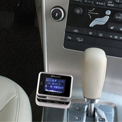 Wireless FM Transmitter Radio Adapter FM12B 1.44 Inch LCD Bluetooth Car MP3 Player Handsfree USB Car Charger Remote Control