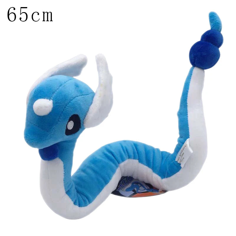 Pokemon Mega Dragonite Holding Dratini Sleeping Vaporeon Flareon Initial Pikachu Peluche Riding Gyarados Lapras Plush Doll