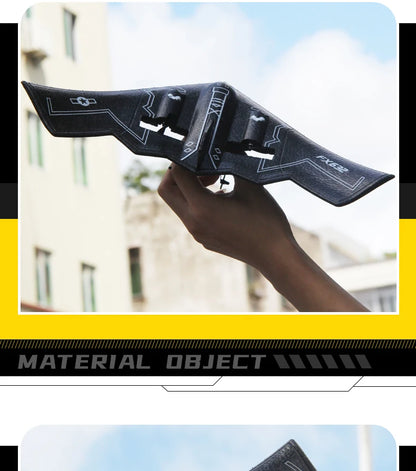 Rc Plane B2 Stealth Bomber 2Ch 34Cm Wingspain Cessna 2.4G Remote Control Airplane Aircraft Drone Toys for Adults Children