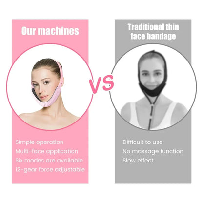 Electric V-face Device Micro-current Face Shaping Machine Face Lifting and Firming Slimming Artifact Intelligent Facial Massager
