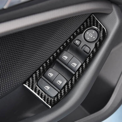 Real Carbon Fiber Car Accessories Black Trim Cover Soft Sticker For BMW 1/2 Series F40 F44 2020 2021 2022 2023 2024