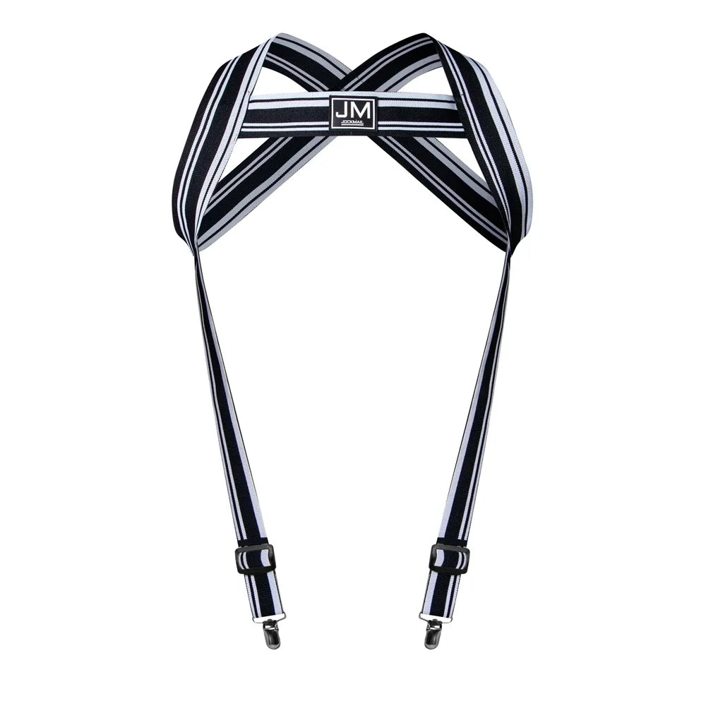 Body Harness Adjustable Elastic Band Detachable Split-type Cotton Men's Sexy Jockstrap Underwear Bodysuit Suspender Jumpsuits