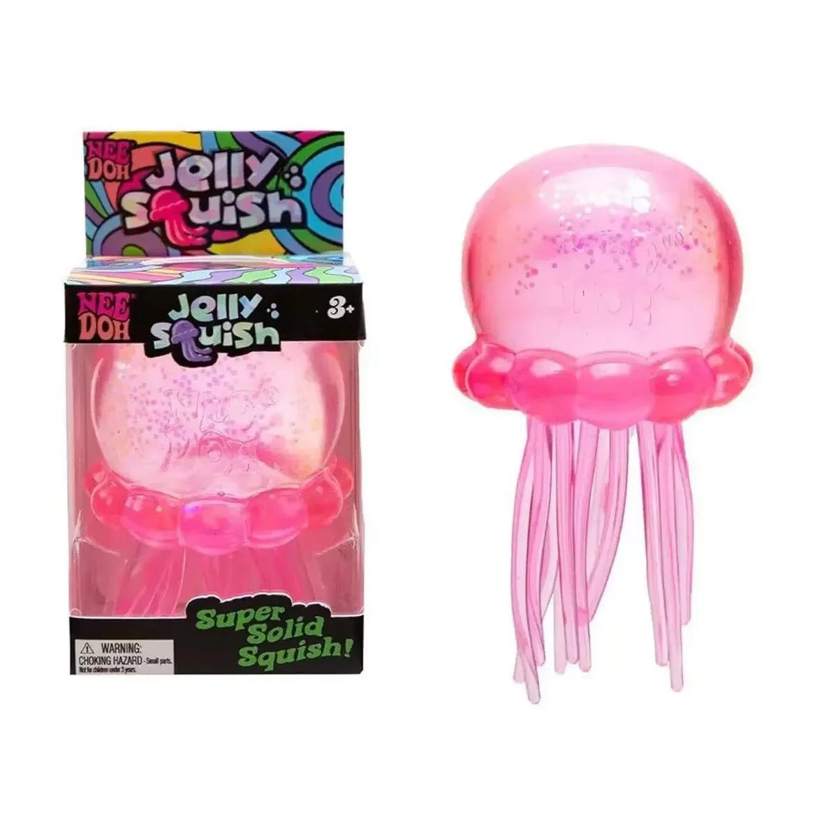 NeeDoh Jellyfish Fidget Toy for Kids And Adults Soft Jelly Squeeze Water Sensory Stress Relief Squish Toy