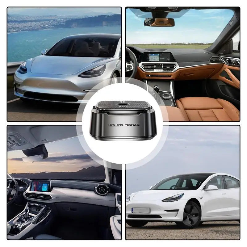 15ml Car Ultrasonic Atomizer Aroma Diffuser Aromatherapy Car Freshener Auto Long-lasting Concentration Smart Fragrance