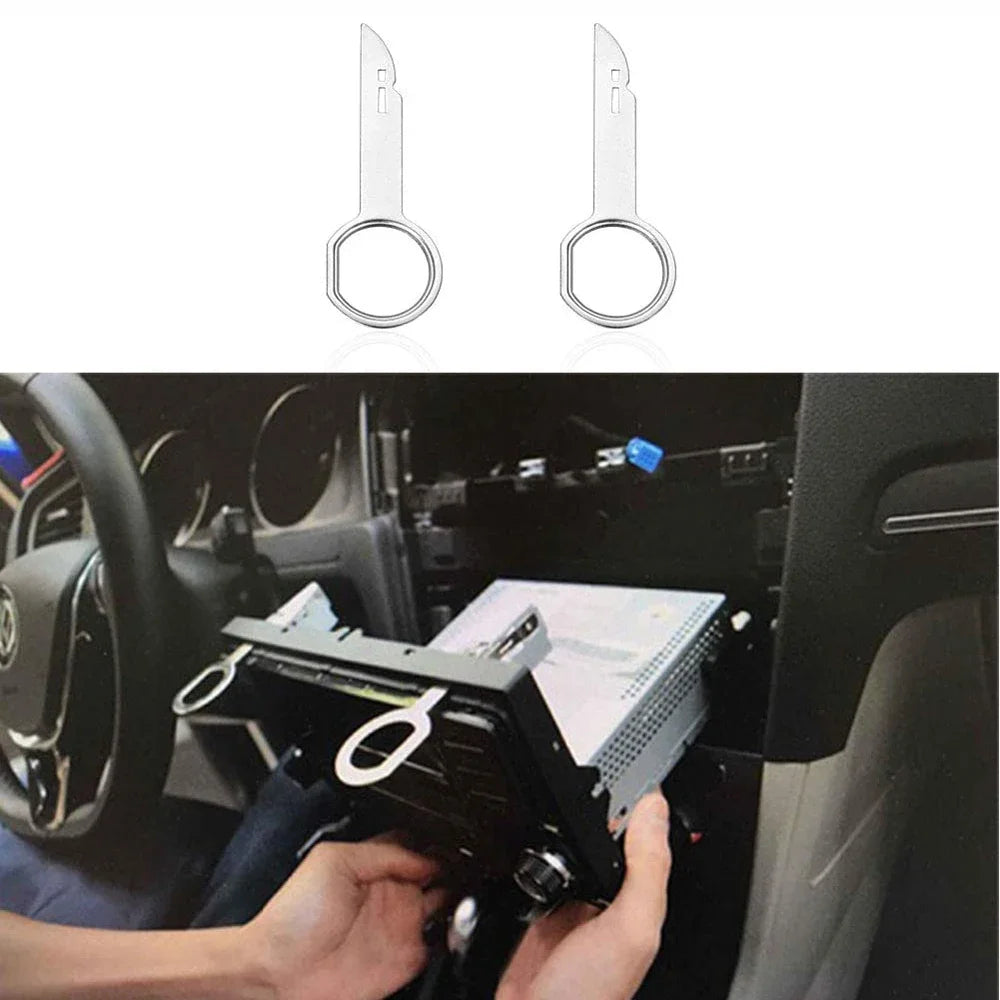 Automobile disassembly tools, plastic lifting plates, prying plates, interior panel clips, disassembly and assembly screwdrivers