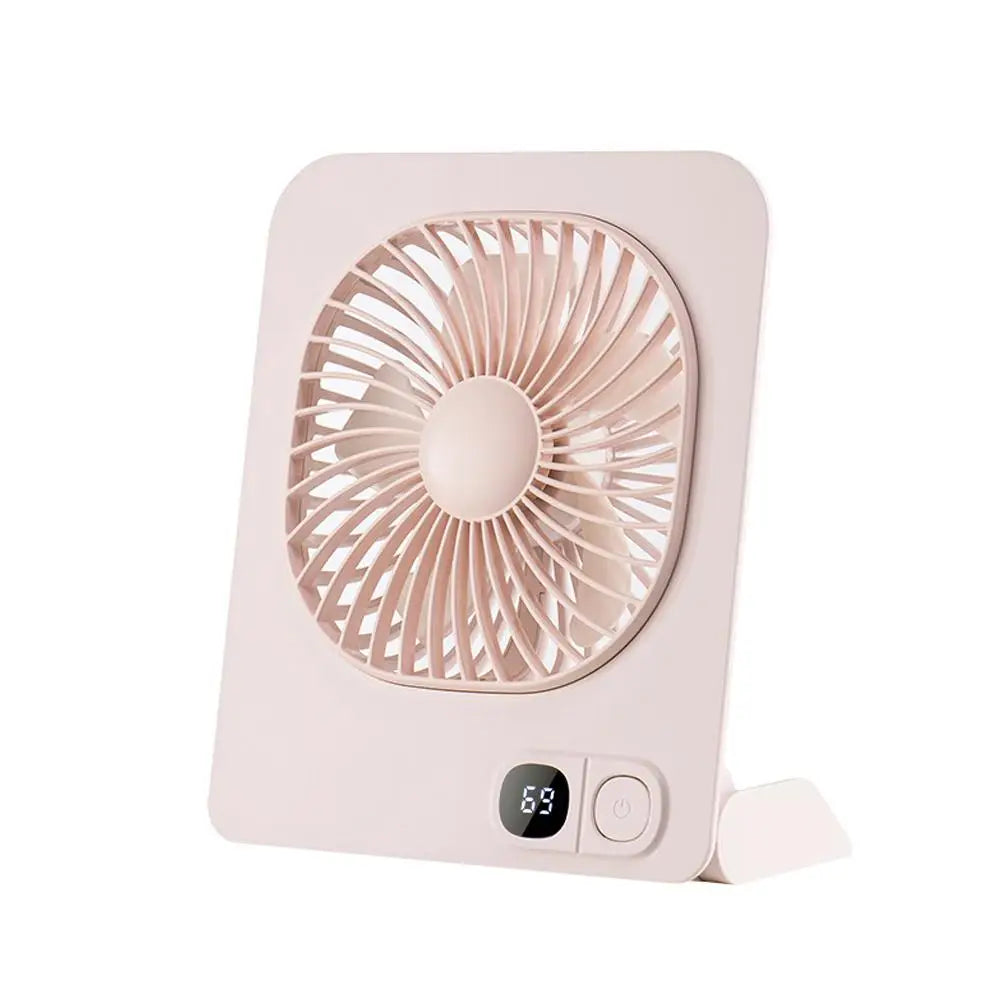 USB Rechargeable Magnetic Mini Desk Fan Portable Quiet Cooling Fan for Office