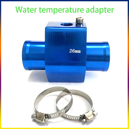 Water Temperature Sensor Head Joint Sensor Radiator Adapter 1/8NPT 12V 24V Digital Water Temperature Gauge Voltmeter