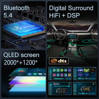 Android 15 For Fiat Ducato Peugeot Boxer Citroen Jumper 2006-2022 2K QLED Android Car Radio Multimedia stereo Player GPS CarPlay