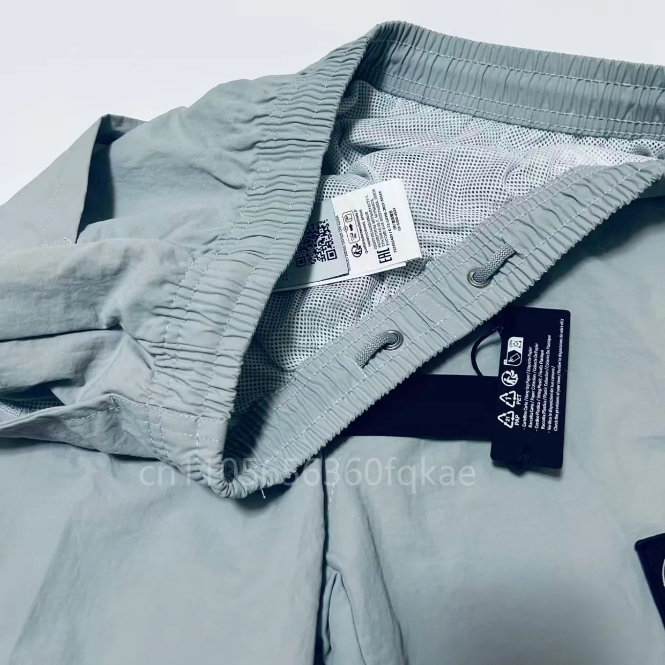 2026 Square Compass Rose Patch Italian Luxury Brand Style 3 Labels Shorts Men's Elastic Waist Drawstring 4 Inch Beach Shorts