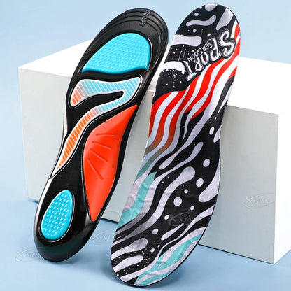 【Xxin】Sport Insole Shock Absorption Arch Support Insoles  Heel Pain Relief Shoes Pad Size 37-46