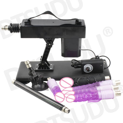 Female Sex Machine with Dildo and Masturbation Cup, Hands-Free G-Spot Clitoral Stimulation, Adult Sex Machine