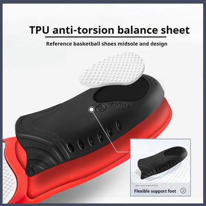 Anti-Fatigue Sports Insoles, Multi-Shock Absorption Cushion Inserts TPU Support Insoles for Basketball & Running Shoes 2Pcs/4Pcs