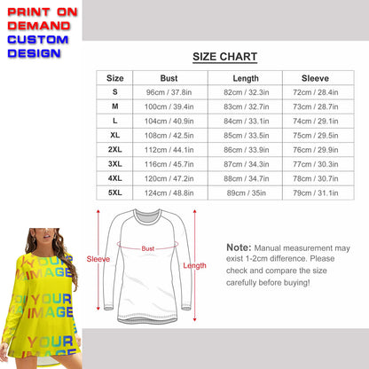 Customized Family Matching Clothes, Printed on Demand, Custom Images, Picture Woman Tops, Yoga Sportswear Shirt Party Uniforms